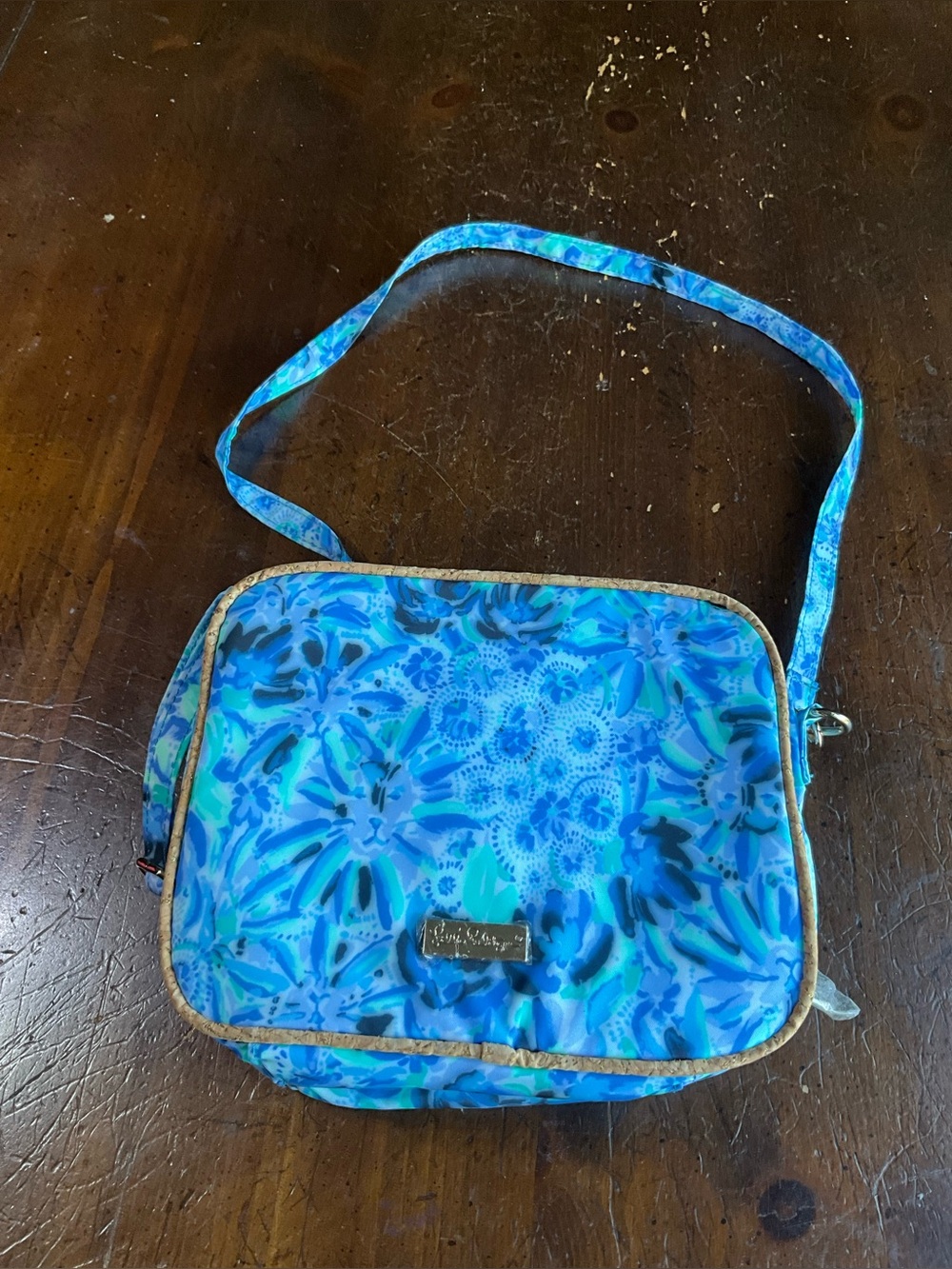 NWT Lilly Pulitzer iris blue high maintenance insulated lunch bag